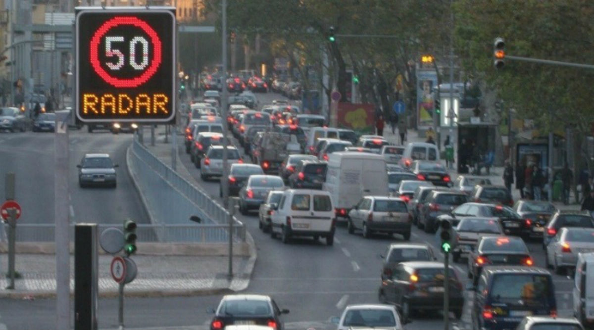 Radar saída túnel Avenida João XXI