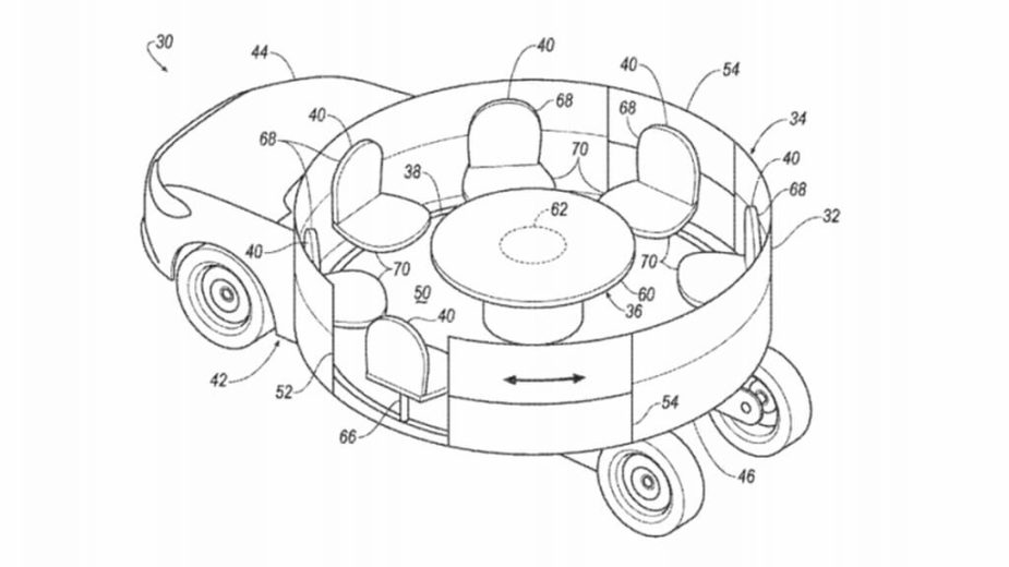 Ford — patente habitáculo circular