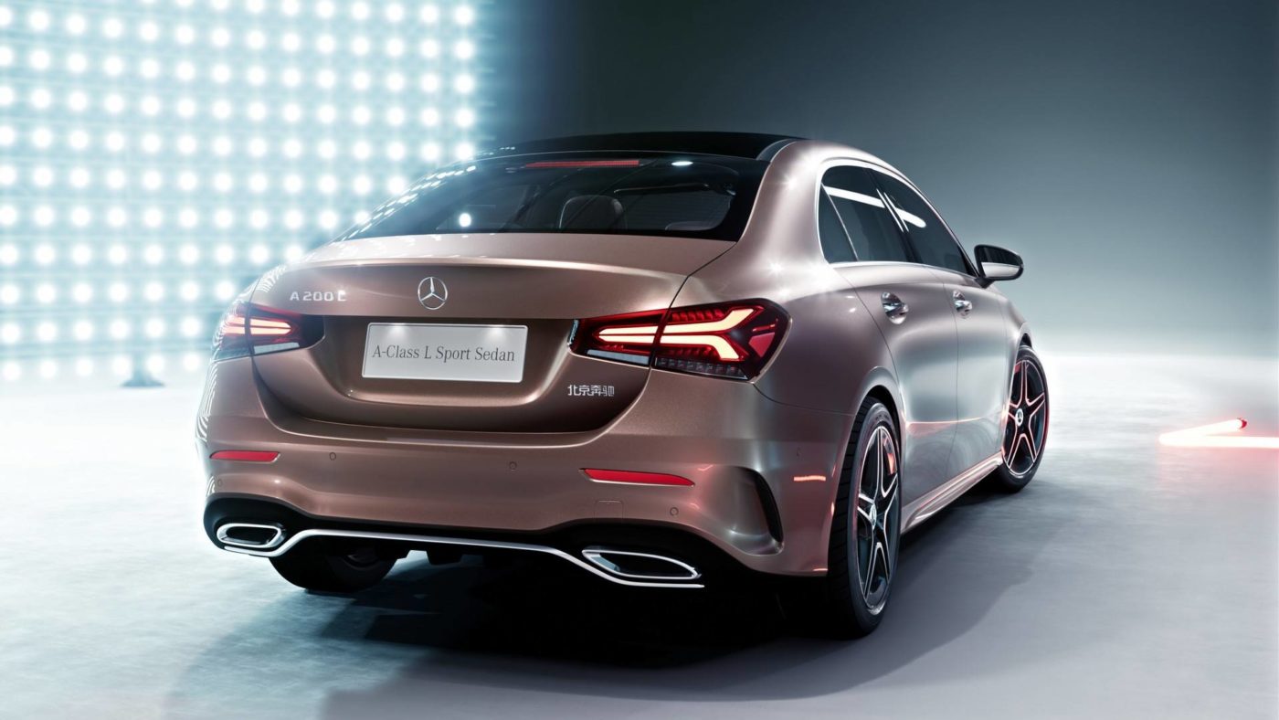 Mercedes Classe A Sedan China 2018