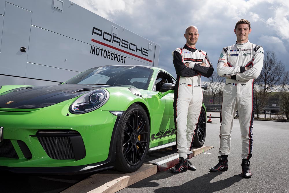 Porsche 911 GT3 RS, Kévin Estre e Lars Kern