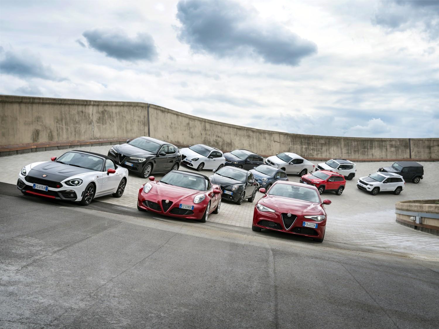 FCA. Modelos Alfa Romeo, Fiat, Jeep em Lingotto