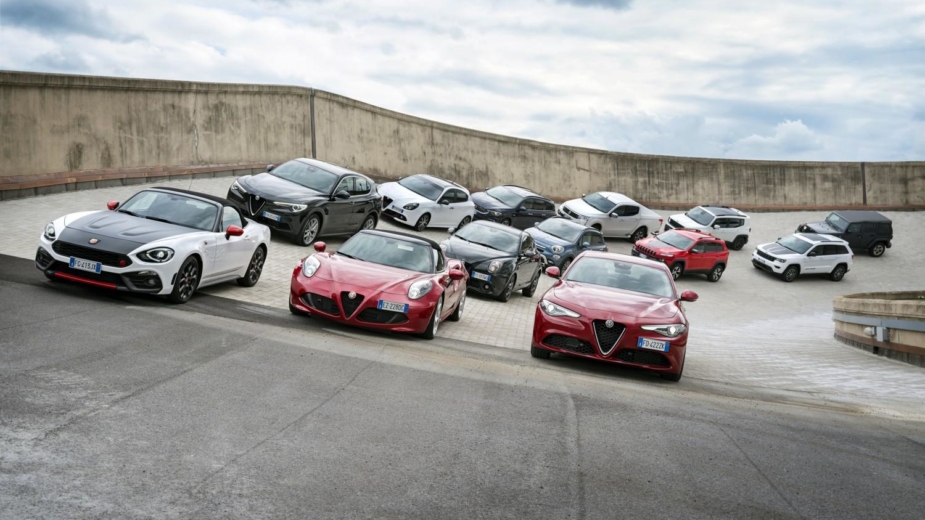 FCA. Foto de família com Alfa Romeo, Fiat e Jeep