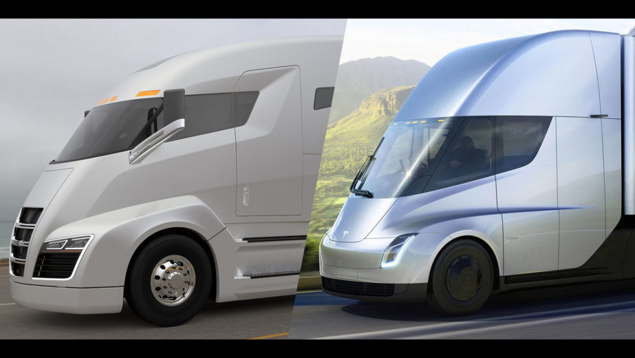 Nikola One vs Tesla Semi