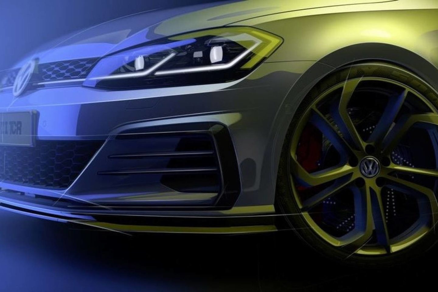 Volkswagen Golf GTI TCR estrada teaser 2018