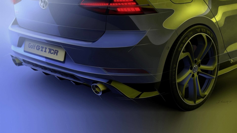 Volkswagen Golf GTI TCR estrada teaser 2018