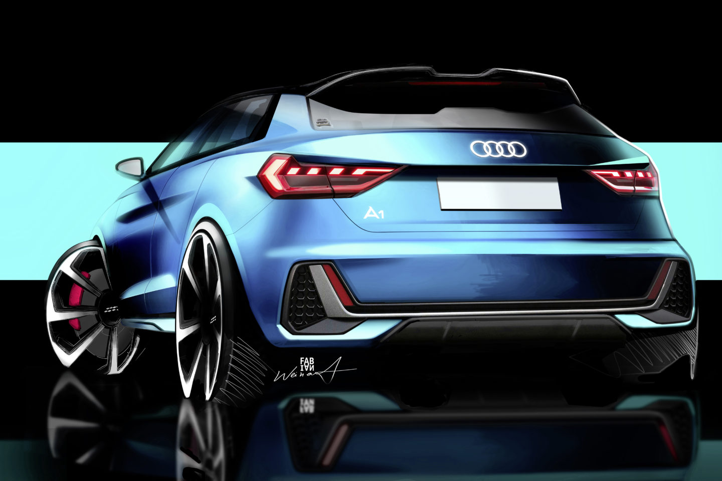 Audi A1 Sportback Desenho 2018