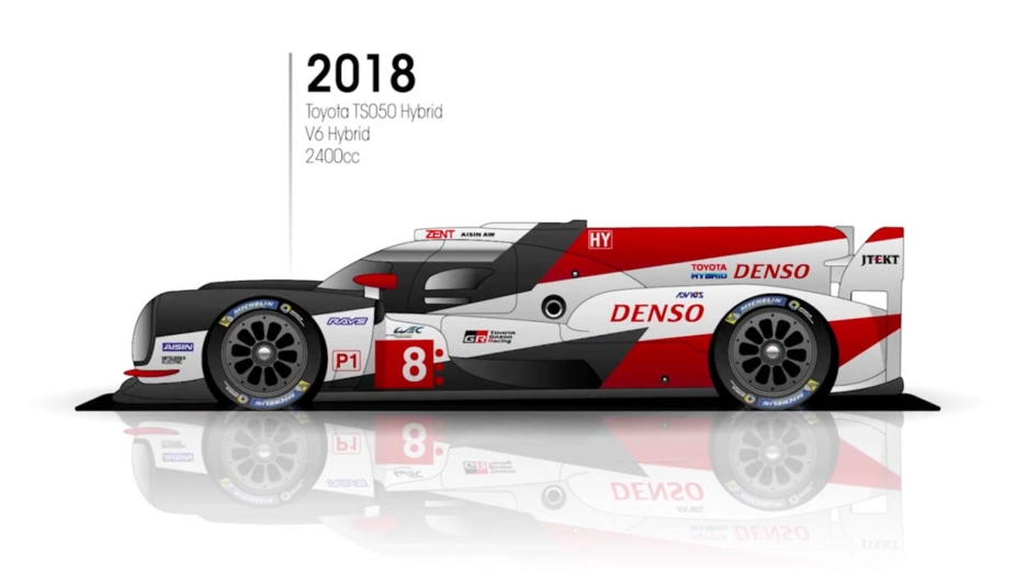 Toyota TS050 Hybrid Le Mans 2018