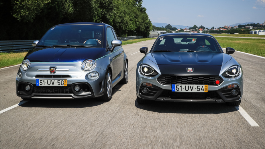 Abarth 695 Rivale com Abarth 124 Spider