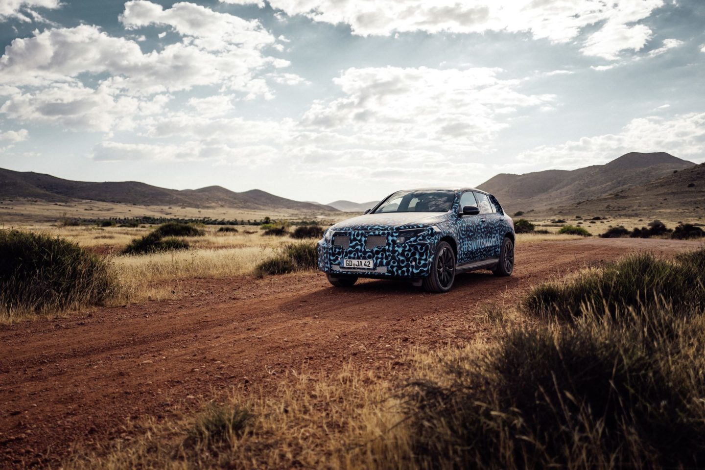 Mercedes EQC Protótipo Deserto Tabernas 2018