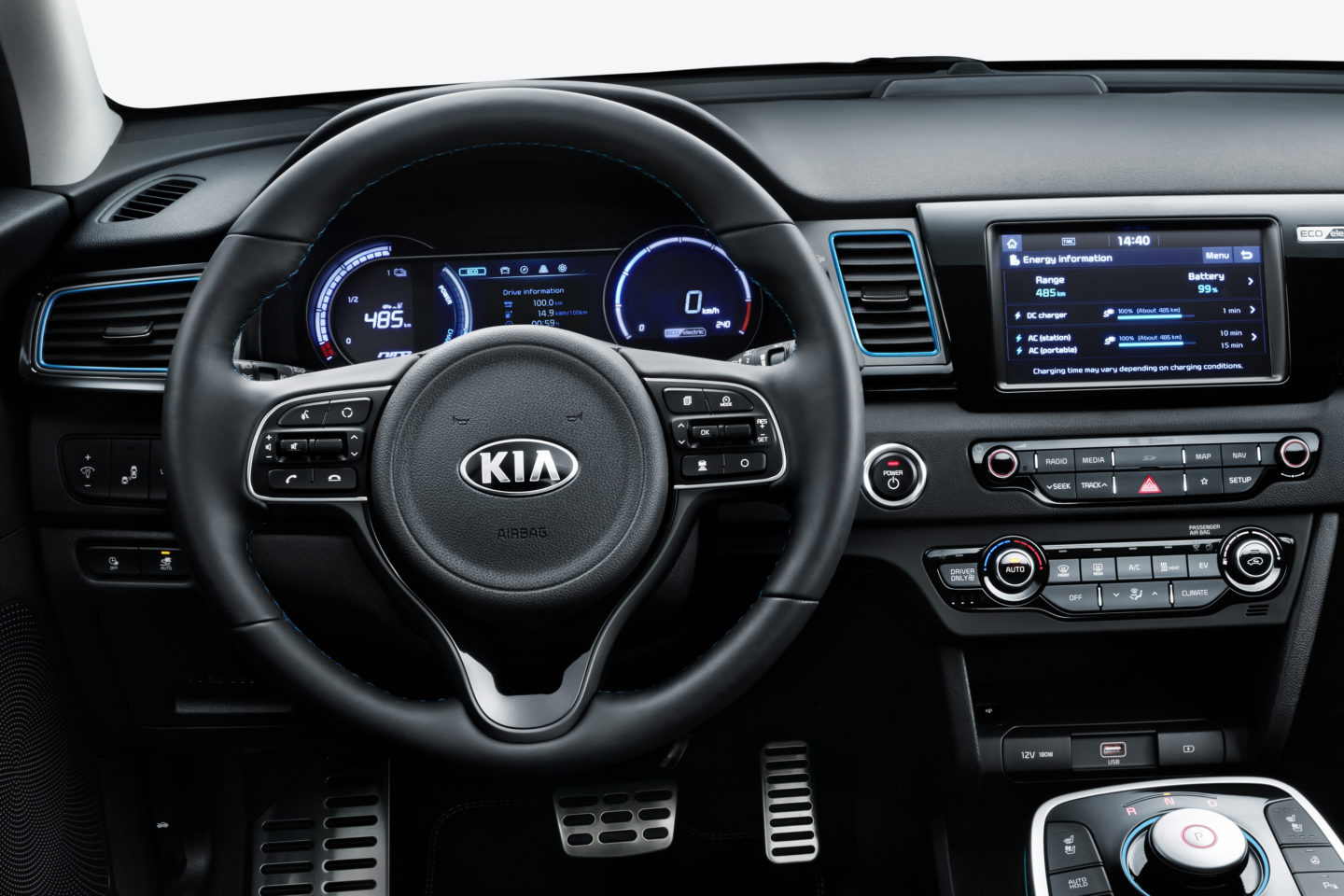 Kia e-Niro Europa tablier 2018