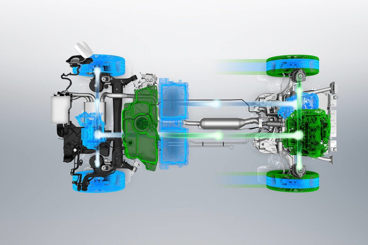 Sistema tração HYBRID HYBRID4 2018