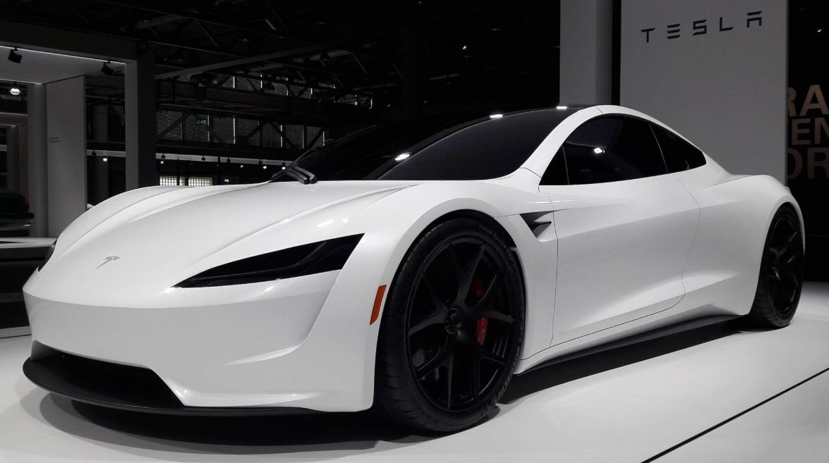 Tesla Roadster Branco 2018