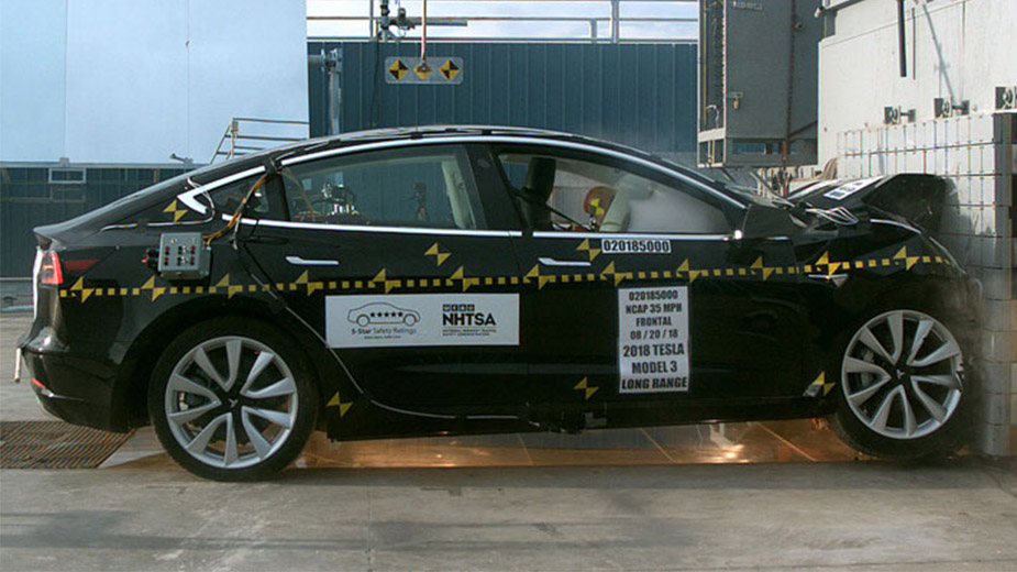 Tesla Model 3 crash test