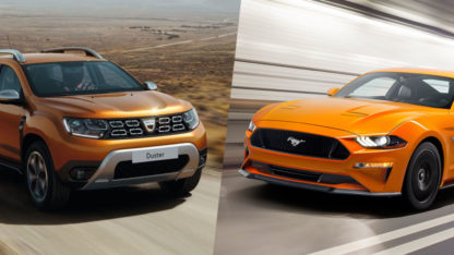 Dacia Duster vs Ford Mustang