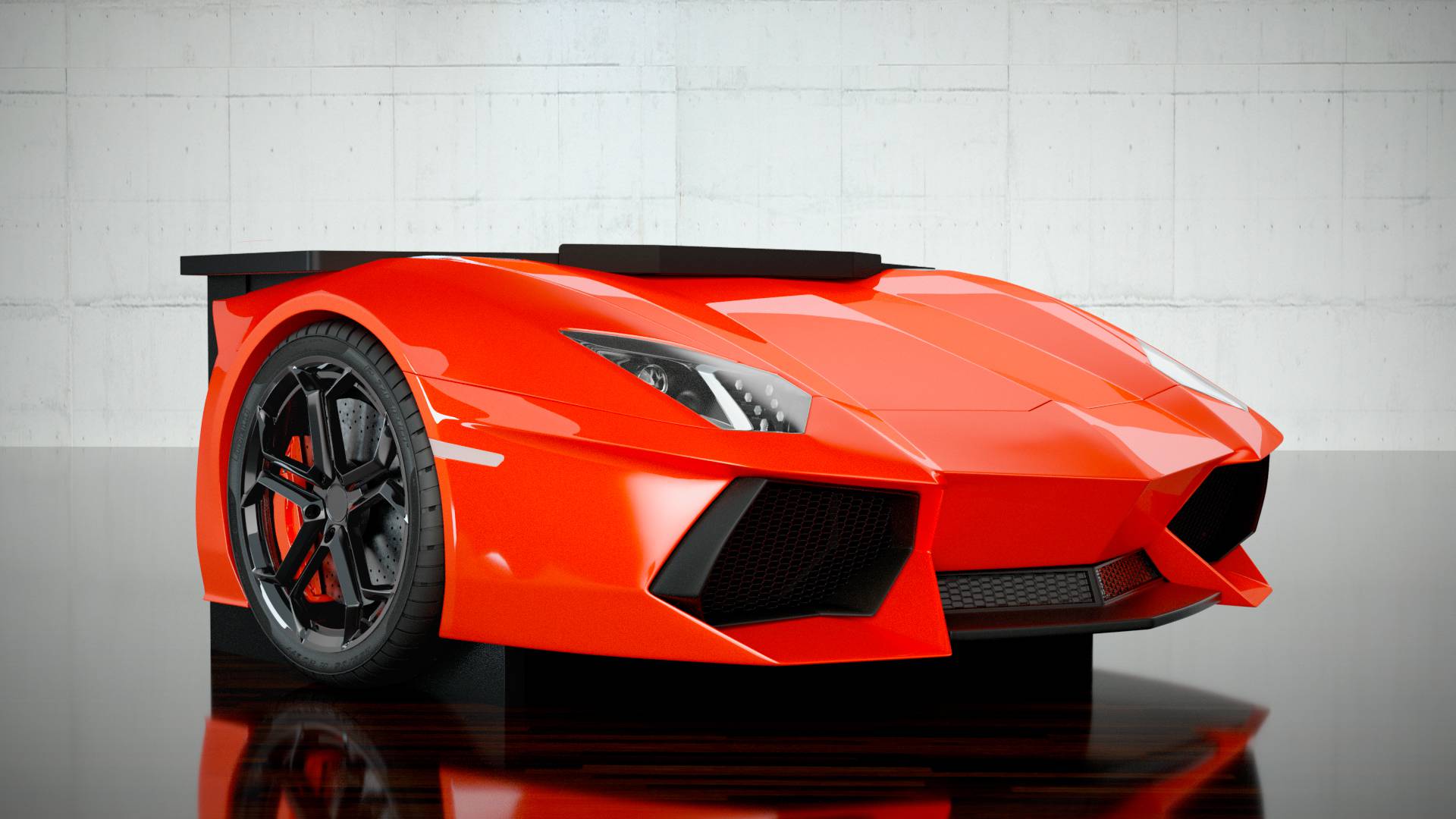 Lamborghini Aventador secretária