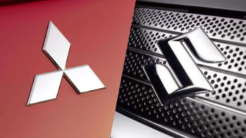 Mitsubishi logo e Suzuki logo