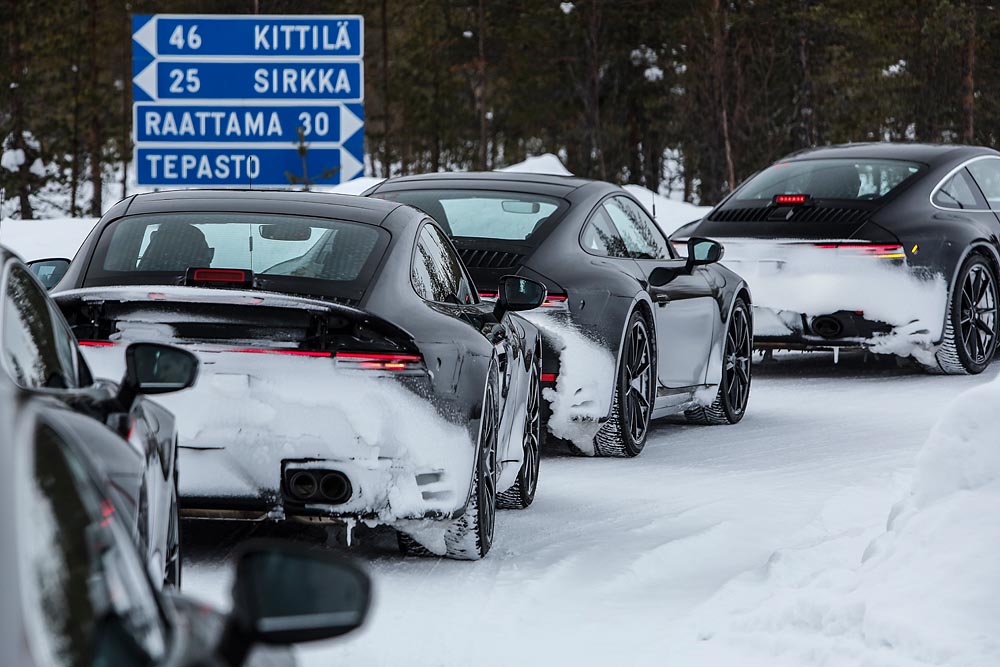 Porsche 911 (991) testes desenvolvimento