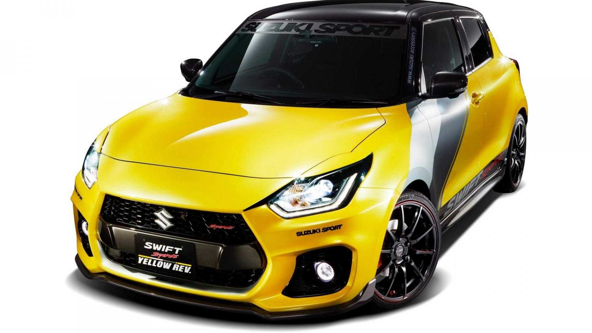 Suzuki Swift Sport Yellow Rev