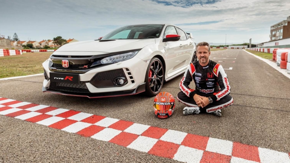 Tiago Monteiro, em Honda Civic Type-R sai da primeira linha no