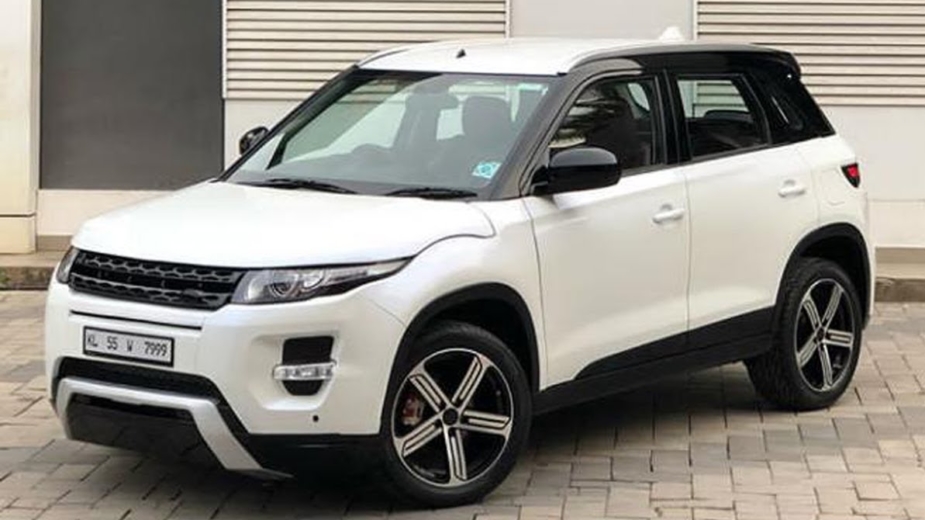 maruti suzuki vitara brezza transformado para parecer range rover evoque