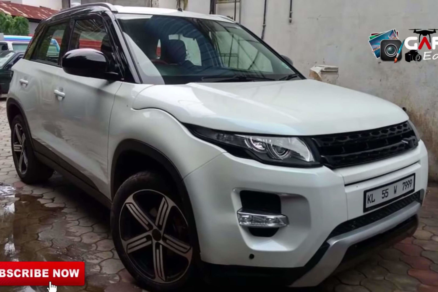 maruti suzuki vitara brezza transformado para parecer range rover evoque