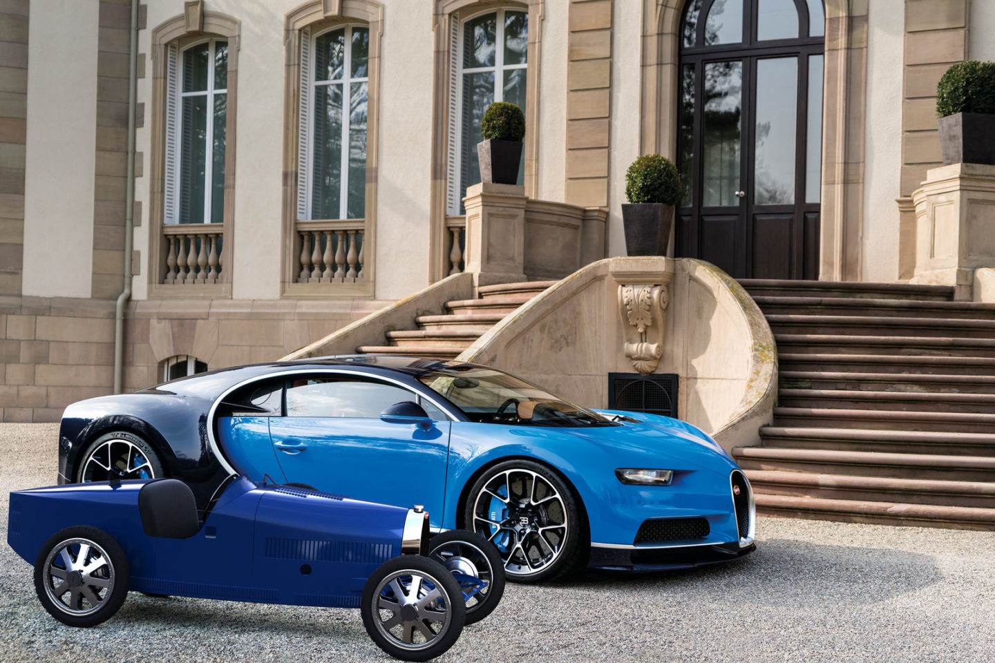 Bugatti Baby II com Chiron