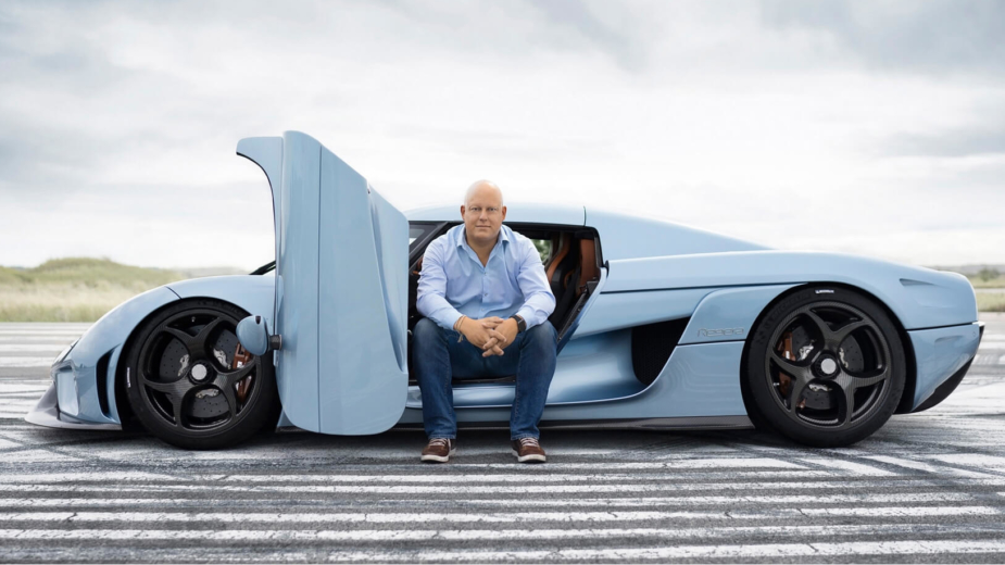 Christian von Koenigsegg com Koenigsegg Regera