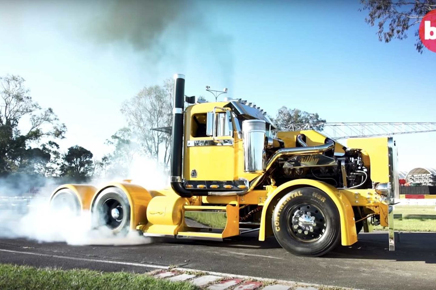 Filthy, the burnout truck