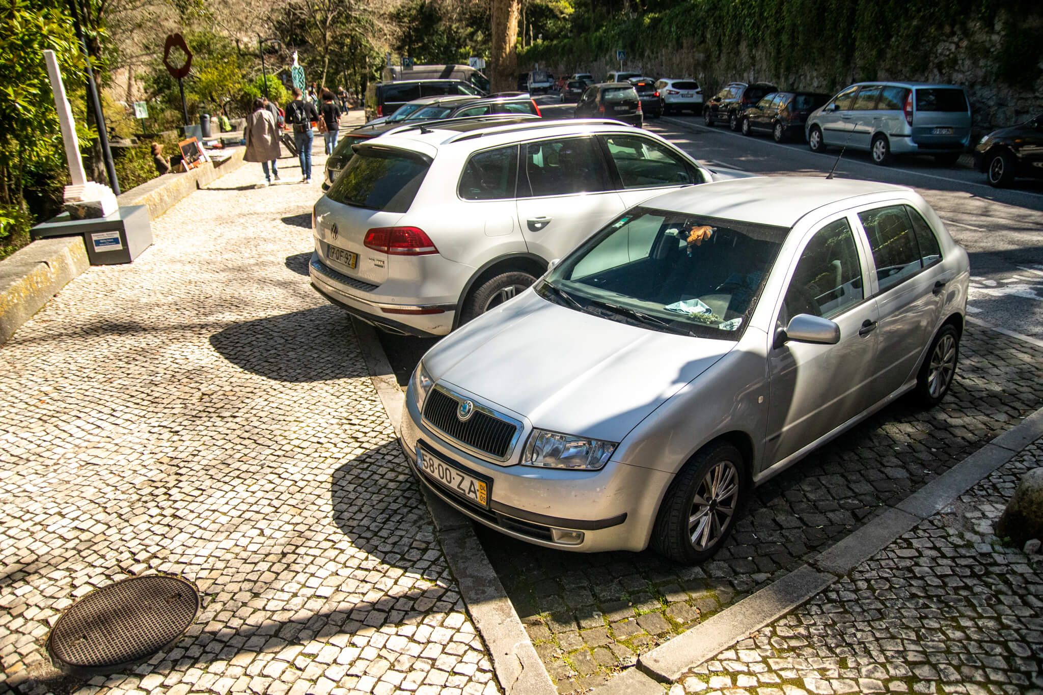 Estacionamento em espinha