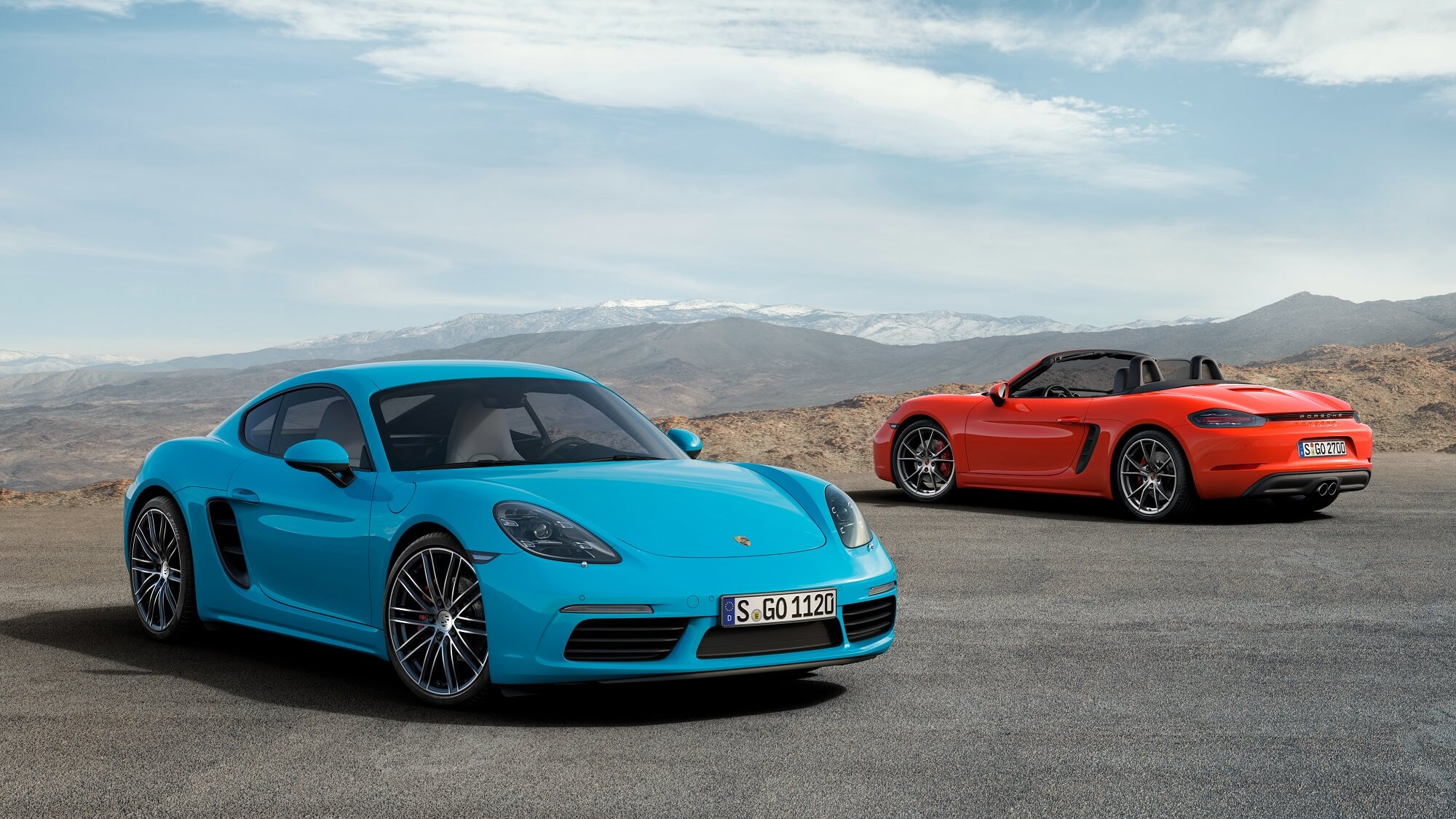 Porsche 718 Cayman e 718 Boxter