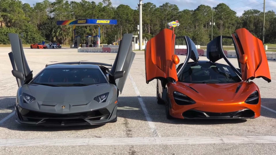 Lamborghini Aventador SVJ vs McLaren 720S