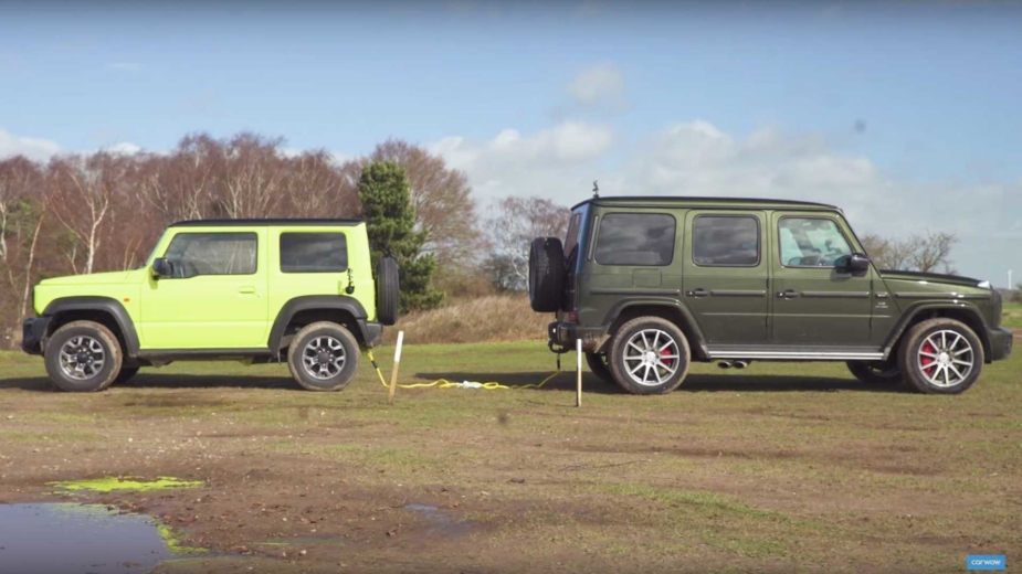 Suzuki Jimny vs Mercedes-AMG G 63