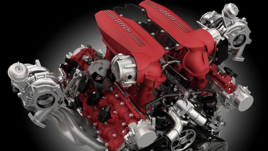 Ferrari 488 3.9 V8 motor