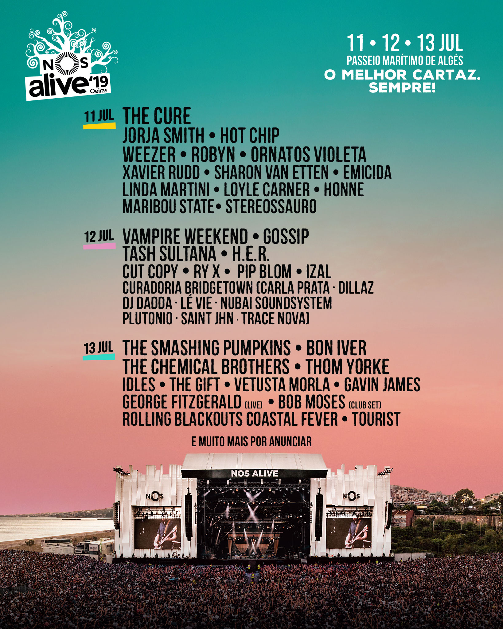 Festival NOS Alive. Temos 10 bilhetes para te oferecer!