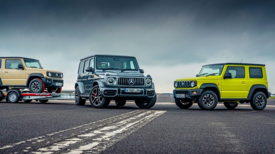 suzuki jimny vs mercedes-amg g 63