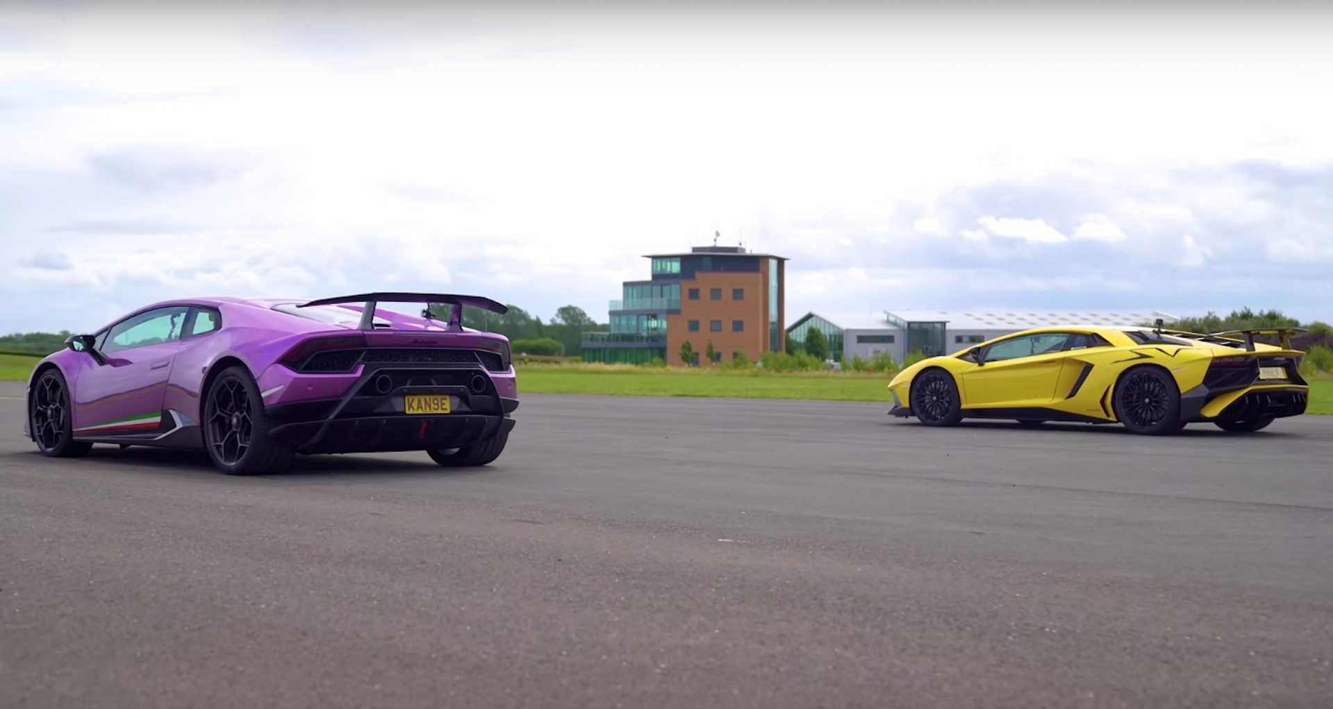 Lamborghini drag-race