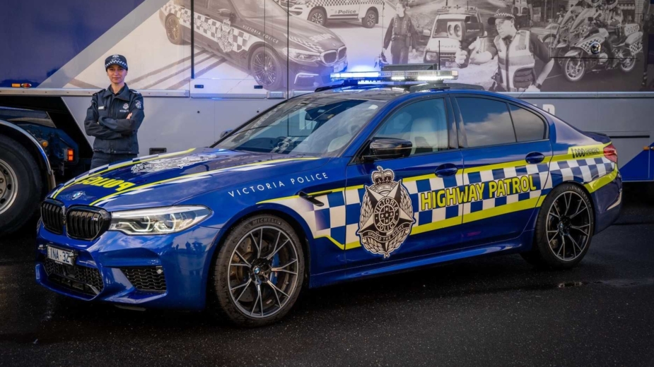 bmw m5 competition, polícia australiana