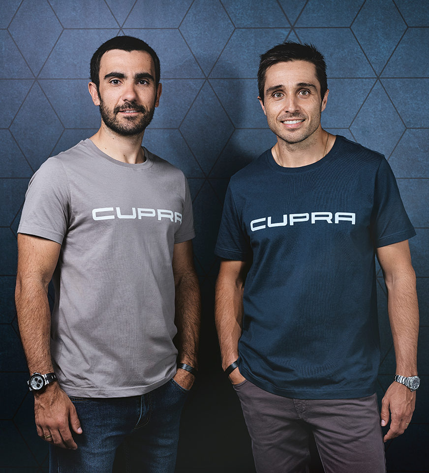 Fernando Belasteguin and Pablo Lima as CUPRA Ambassadors