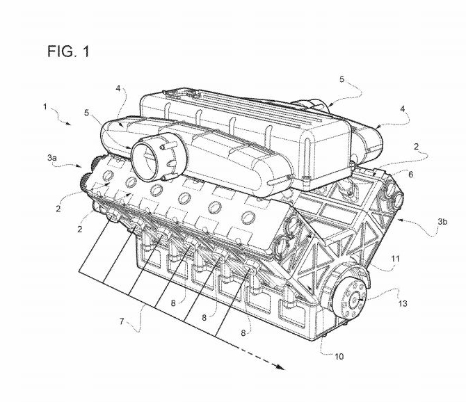 Ferrari V12 patente