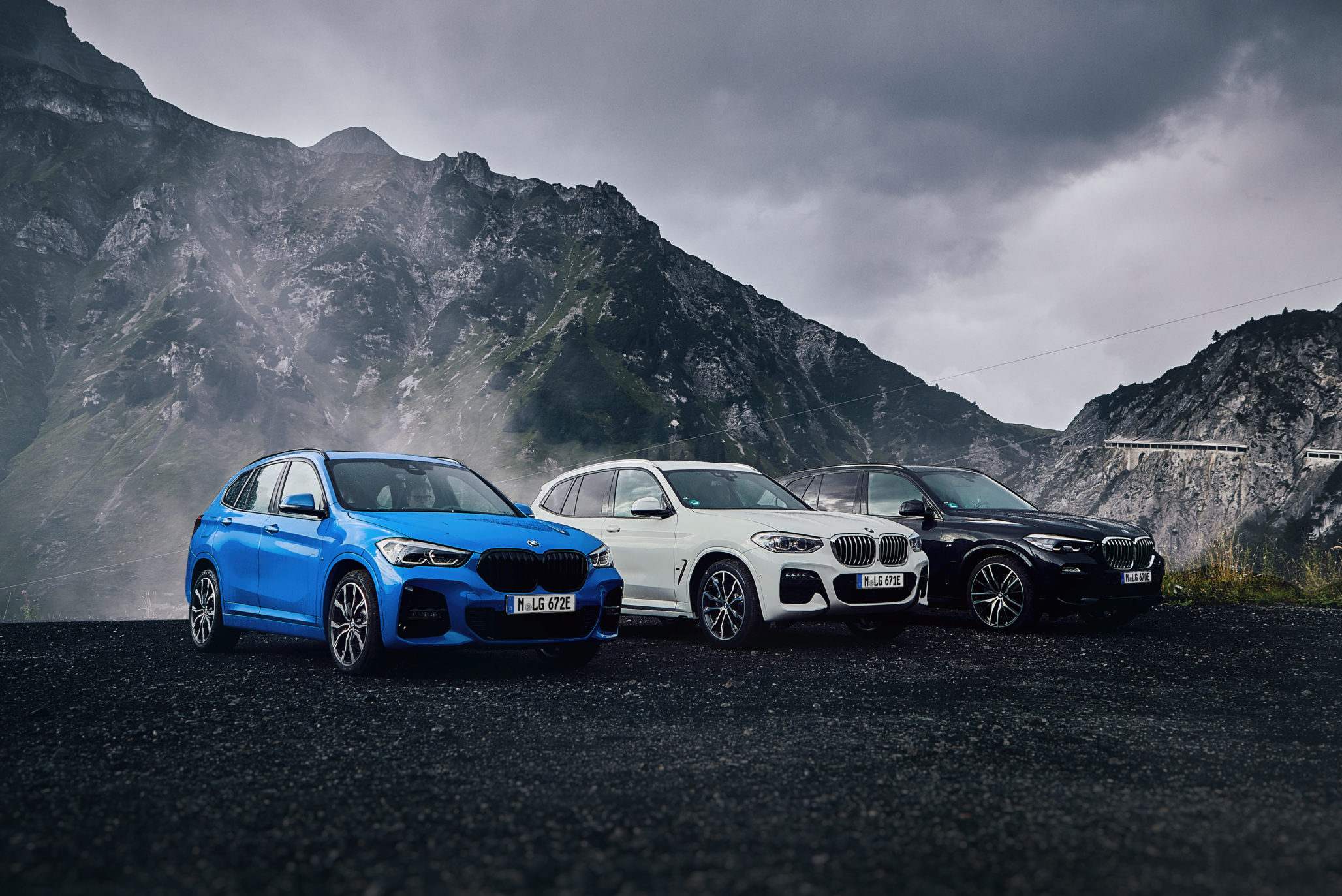 X1 xDrive25e, X3 xDrive30e, X5 xDrive45e