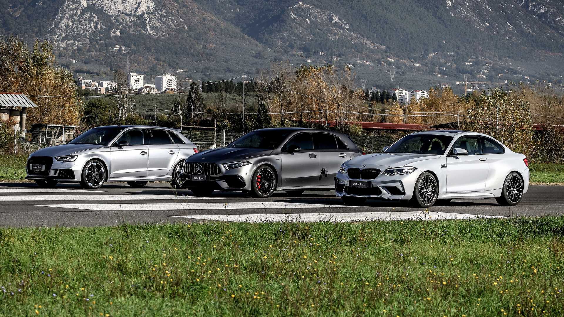 Mercedes-AMG A 45 S_BMW M2 Competition_Audi RS3