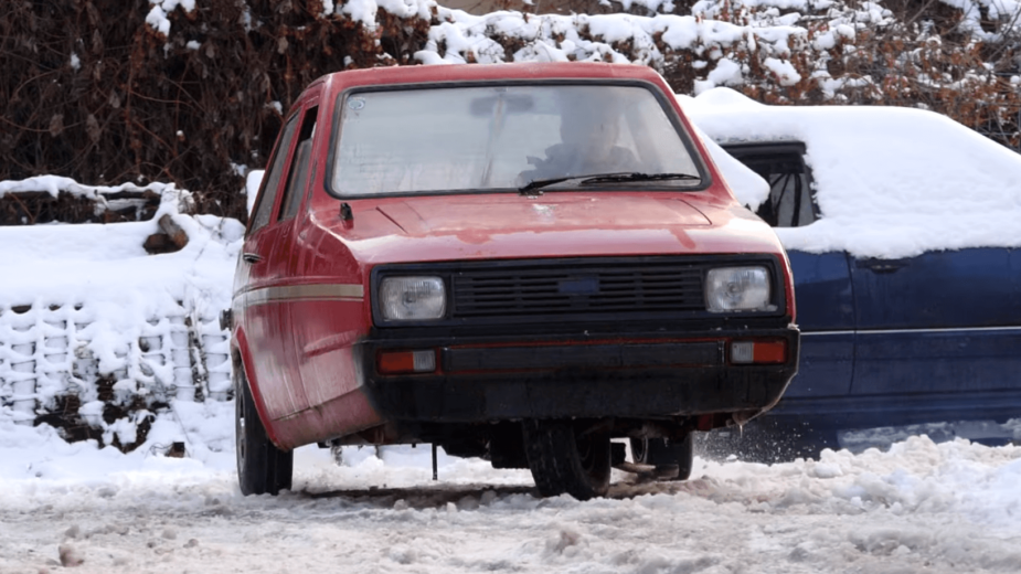 Reliant Robin Drift