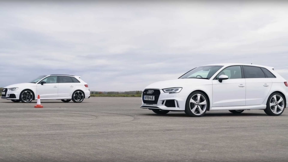 Audi RS 3 vs Audi RS 3 com filtro de partículas