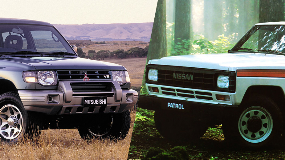 Mitsubishi Pajero e Nissan Patrol