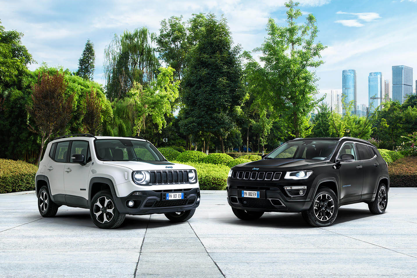 Jeep Renegade 4xe e Jeep Compass 4xe