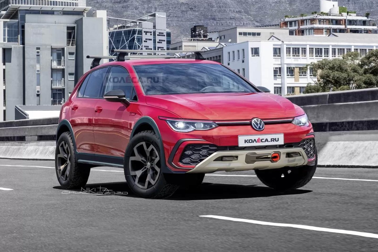 Volkswagen Golf Country Render