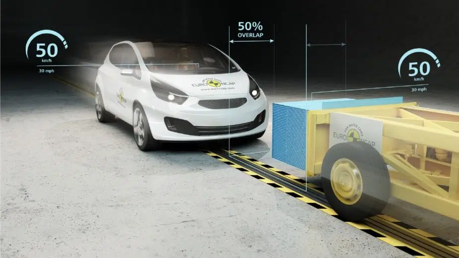 euro ncap nova barreira deformável móvel