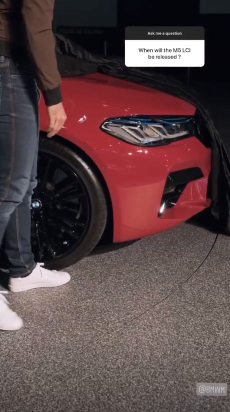 BMW M5 f90 2020 teaser