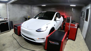 Tesla Model Y Performance banco de potência