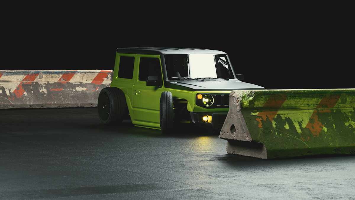 Suzuki Jimny rat rod